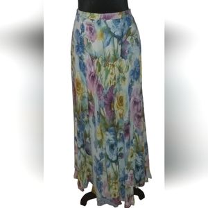 Coldwater Creek Reversible Midi/Maxi Skirt.